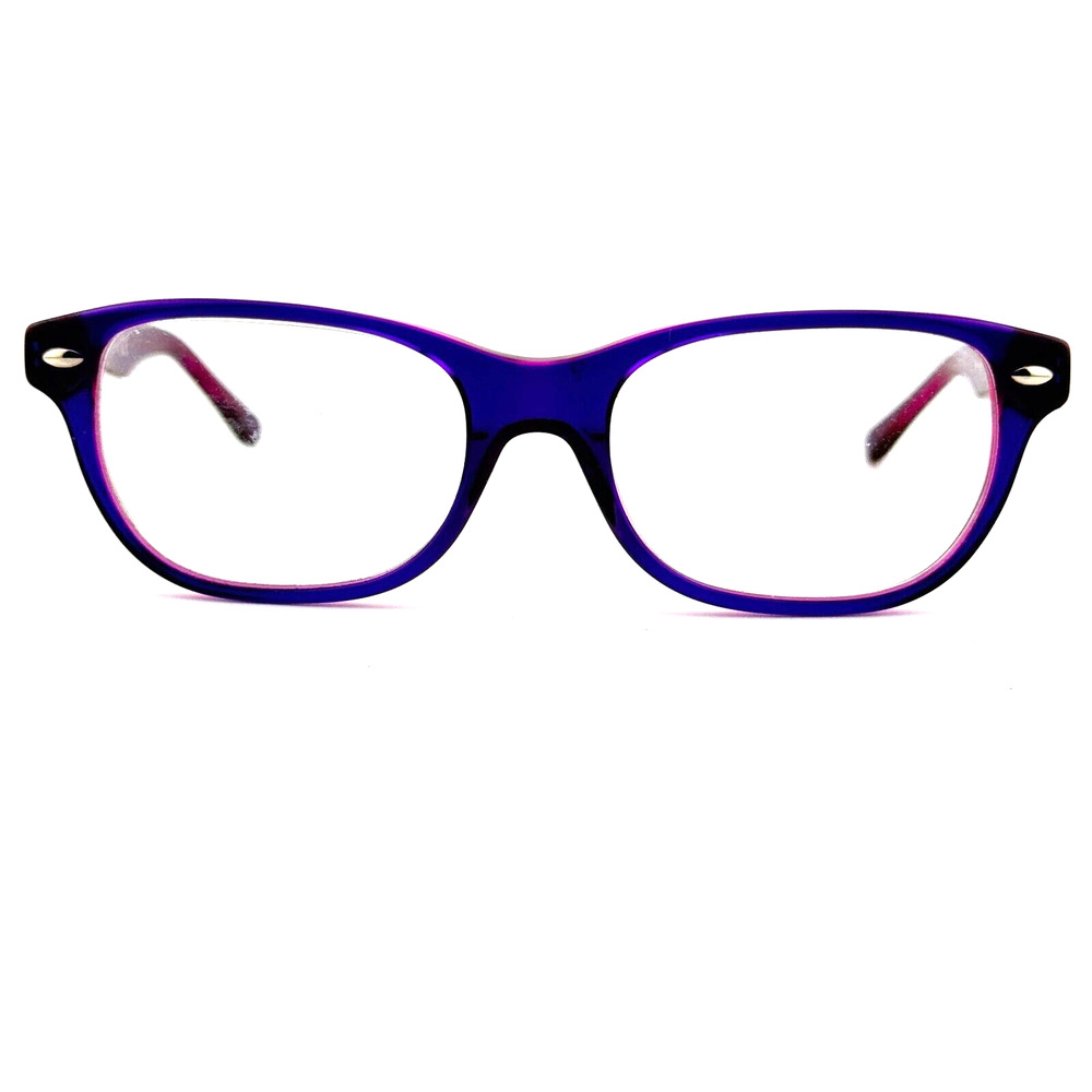 Ray-Ban RB1555‎ 3666 Eyeglasses Frame Purple Square Full Rim 48-16-130 H13210